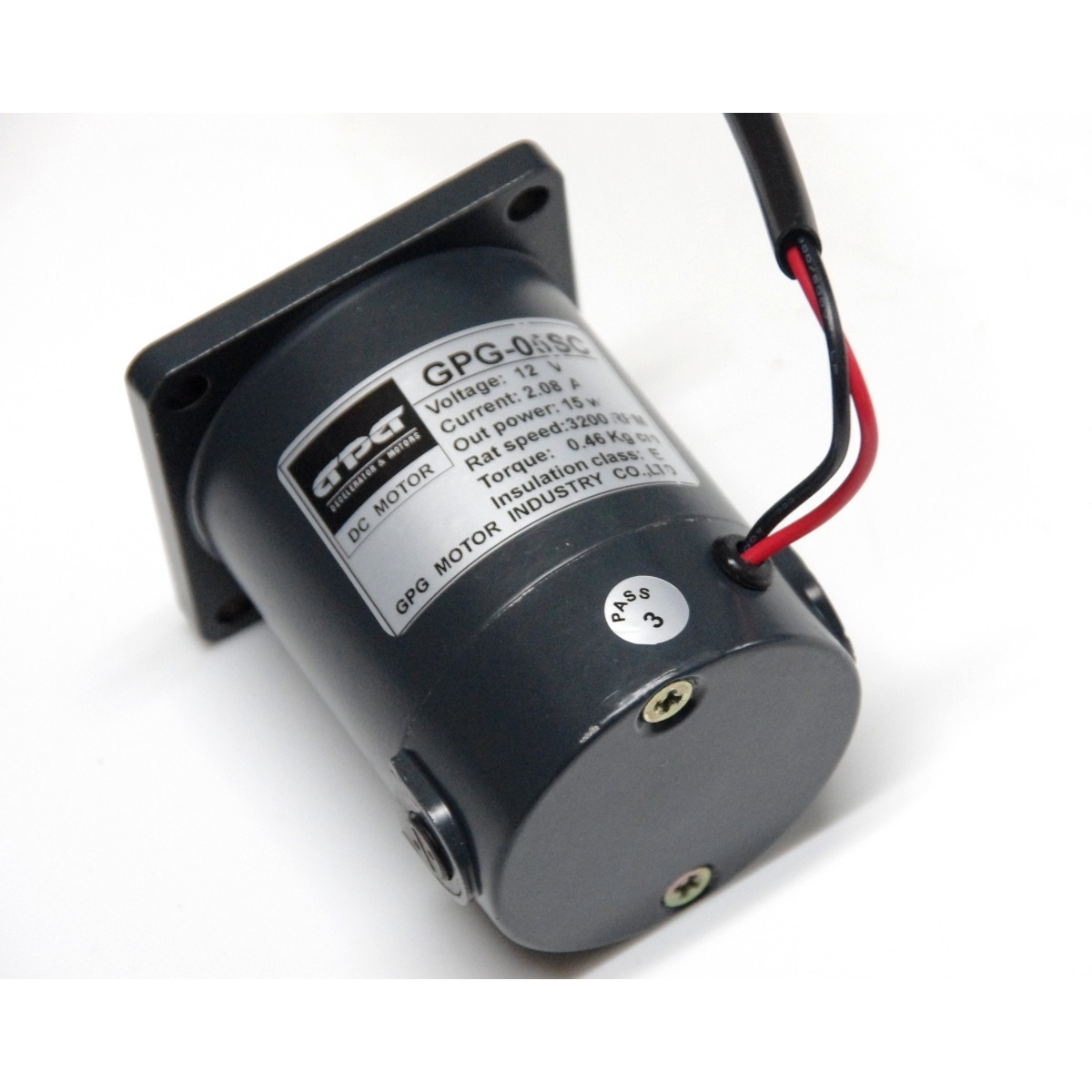 60mm 6 Watt DC Geared Motor, 12V & 24V