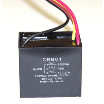 CBB61 3uf + 3.5uf + 6uf Capacitor Combination (4 Wire) cbb61 fan capacitor wiring diagram 