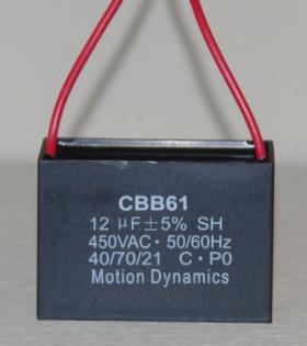 12ÂµF, 500V AC Start/Run Capacitor (CBB61)