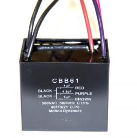 5 wire multi capacitor 4uf + 4.5uf + 5uf
