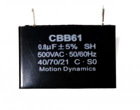 0.8µF, 500V AC Start/Run Capacitor (CBB61) terminal