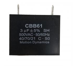3µF, 500V AC Start/Run Capacitor (CBB61) terminal