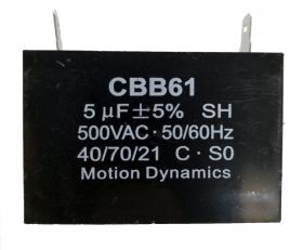 5µF, 500V AC Start/Run Capacitor (CBB61)