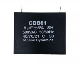 8µF, 500V AC Start/Run Capacitor (CBB61) terminal