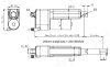 Linear Actuator 250mm Stroke 50mm/Sec 12V 100N Clevis End and Pot