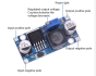 Compact Non-Isolation Buck Converter Module Input 3-40V, Output 1.3-35V (2A max) or 3A with the addition of a heatsink