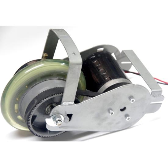 Powered scooter wheel