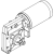 Wormdrive gear motor