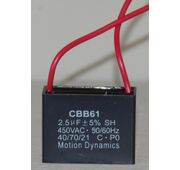 2.5ÂµF, 500V AC Start/Run Capacitor (CBB61)