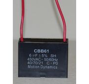 6ÂµF, 500V AC Start/Run Capacitor (CBB61)