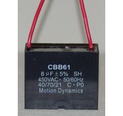 8ÂµF, 500V AC Start/Run Capacitor (CBB61)
