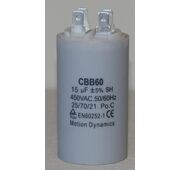 15ÂµF, 500V AC Start/Run Capacitor (CBB60)