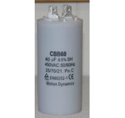 40ÂµF, 500V AC Start/Run Capacitor (CBB60)