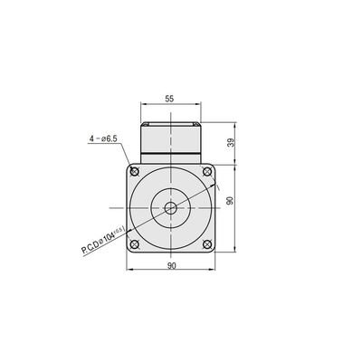 Motor Face with no Gearbox (terminal)
