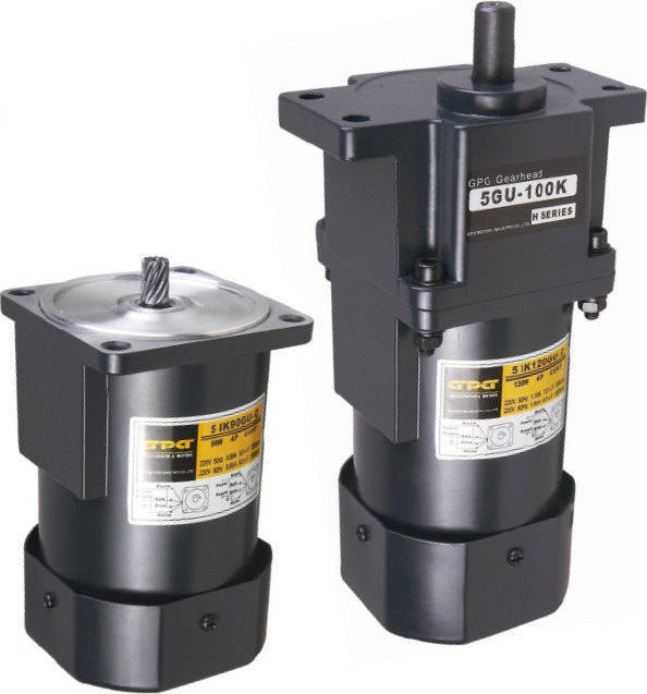 GPG AC/DC Geared Motors, Induction, Reversible, Speed Control, Electromagnetic Brake and Single and Three Phase